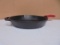 Lodge USA 13in Cast Iron Skillet w/ Silicone Handle Cover
