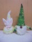 2 Weighted Bottom Plush Gnomes