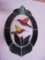Beautiful Stained Glass Piece w/ Hummingbirds
