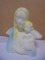 Vintage MCM Madonna & Child Ceramic Planter