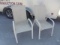2 Matching Metal Outdoor Sling Chairs