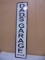 Dad's Garage Porcelain Over Steel Sign