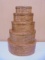 5pc Set of Wooden Nesting Boxes