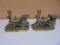 Vintage Set of Metal Locomotive Bookends