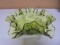 Vintage Fenton Cabbage Rose Ruffled Bowl