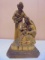 Vintage Carved Wood Holy Family Figural