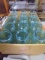Group of 12 Vintage Blue Glass Ball Quart Canning Jars