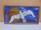 Beautiful Stained Leaded Glass Framed Piece