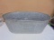 Vintage Galvinized Metal Tub Planter