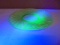 Vintage Green Depression Uranium Glass Plate