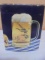 Vintage Avon Glass Beer Mug & Popcorn Set