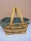 1998 Longaberger Traditions Collection Community Basket w/ Liner & Protector