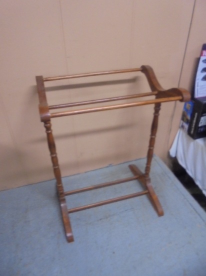 Solid Wood Quilt Rack