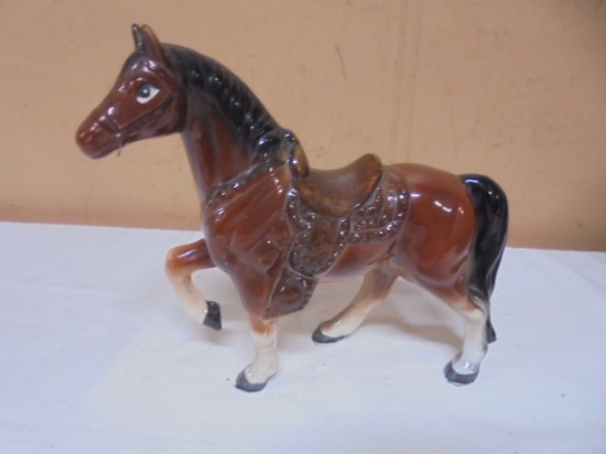 Vintage Porcelain Horse Figurine