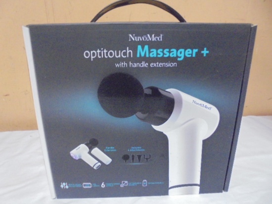 Nuvomed Optitouch Massager+ w/ Handle Extension