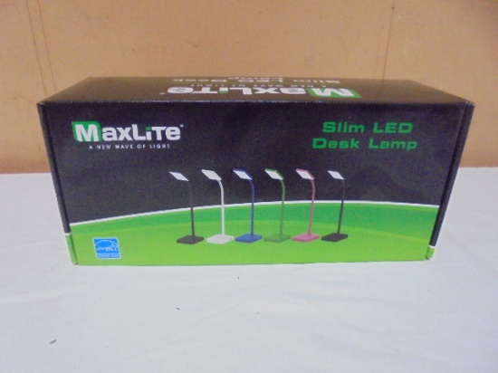 Maxlite Black Slim LED Desk Lamp