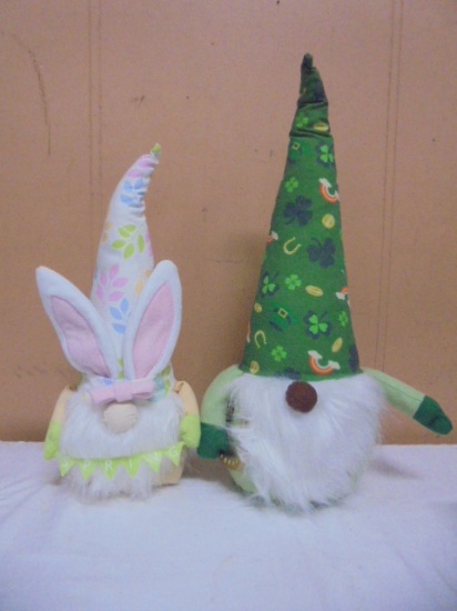 2 Weighted Bottom Plush Gnomes