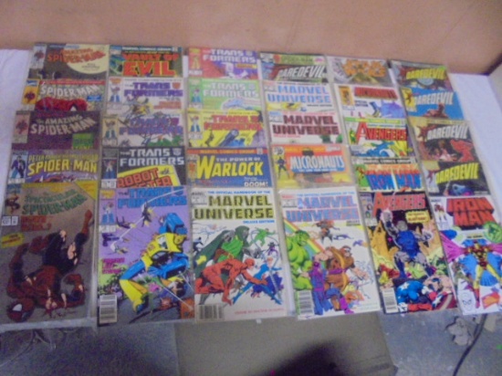 Large Group of Assorted Marvel Comic Books