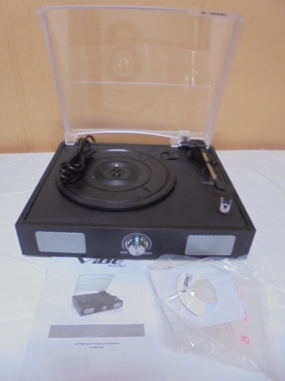Vibe Sound USB Turntable w/ Built In Speakers