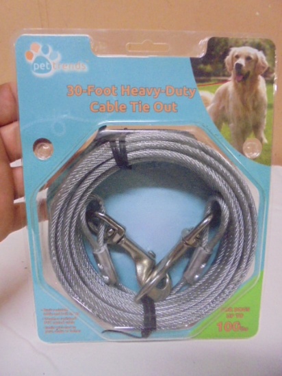 Pet Trends 30ft  Heavy-Duty Cable Tie Out