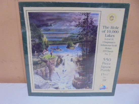 550pc The Hole of 10,000 Lakes Jigsaw Puzzle