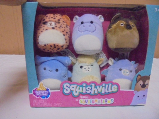 Squishville Original By Squishmallows 6pc Varisty Squad