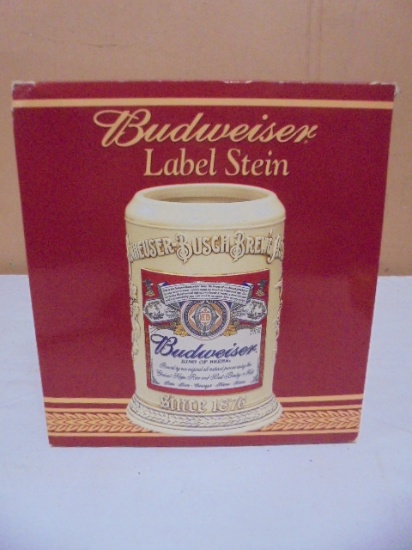 Budweiser Label Beer Stein