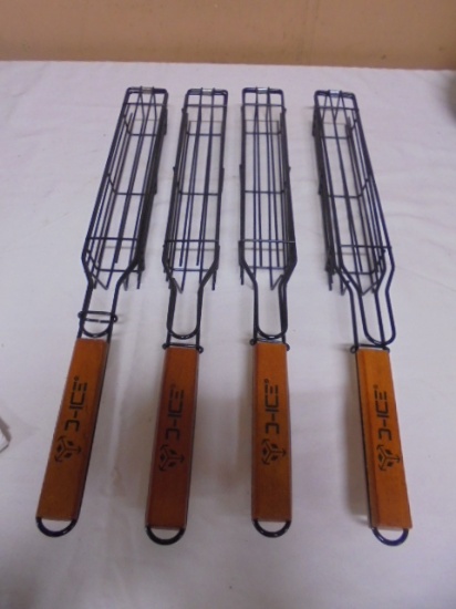 Set of 4 BBQ Grilling Baskets