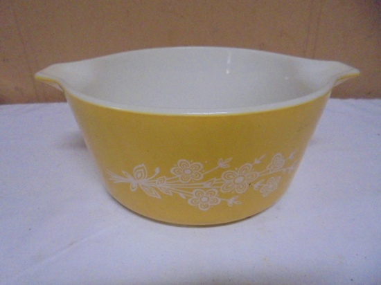 Vintage Pyrex 1.5qt Crazy Daisy Pattern Casserole