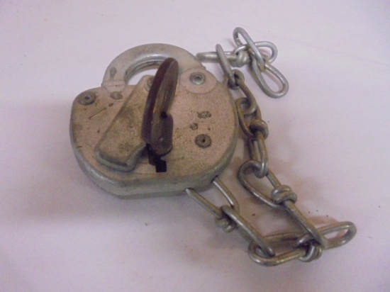 Vintage Padlock w/ Key