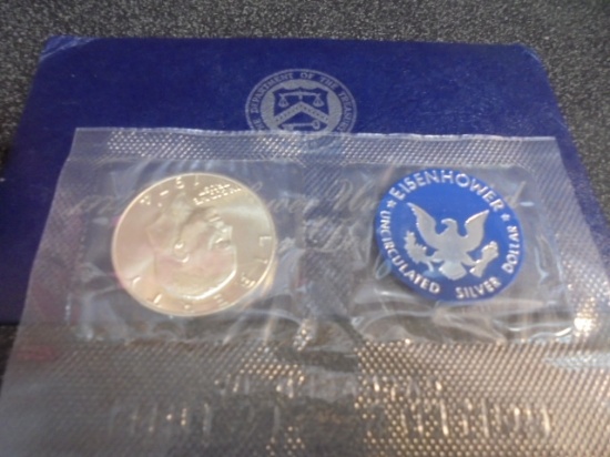 1974 Eisenhower Uncirculated Silver Dollar
