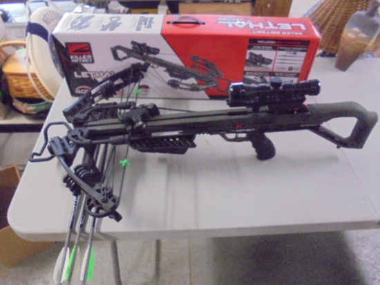 Killer Instinct Lethal 405 Crossbow w/ 4x32 Scope & Arrows