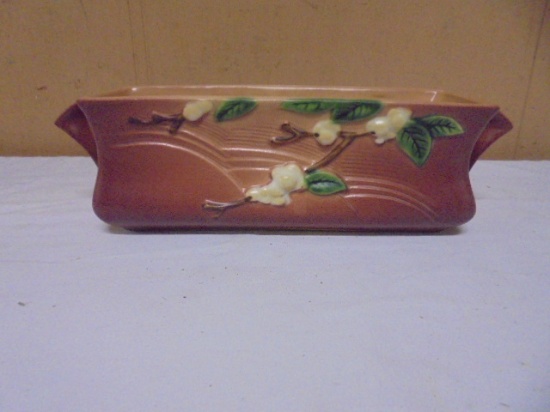Vintage Roseville USA Pottery Snowberry Planter