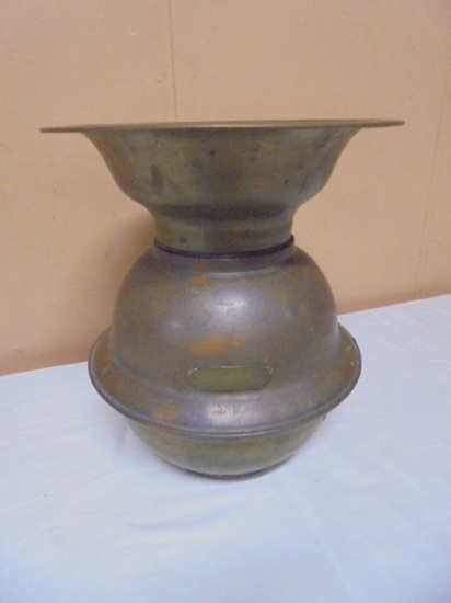 Vintage Goldfield Hotel Goldfield,Nevada Brass & Copper Spittoon