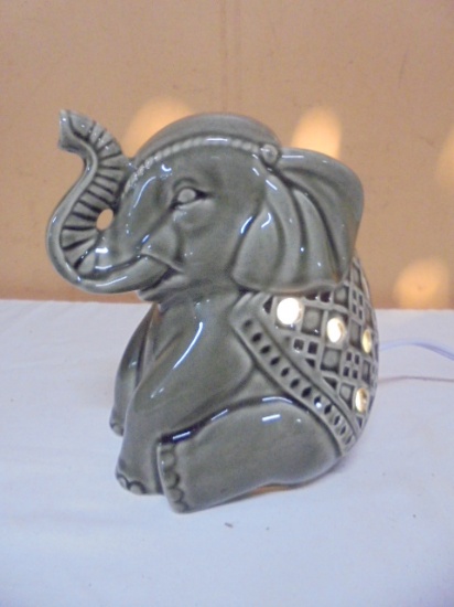 Beautiful Ornate Elephant Accent Light