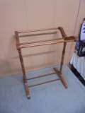Solid Wood Quilt Rack