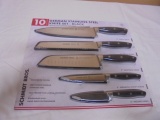 10pc Set of Schmidt Bros German Stainless Steel Knife Set