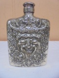 Vintage Godinger Silver Plated Flask
