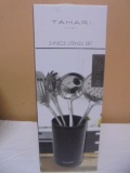 Tahari Home 5pc Stainless Steel Utensil Set