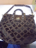 Ladies Chocolate Brown Coach Puse