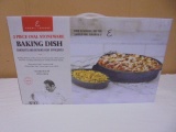 Emeril Lagasse 2pc Oval Stoneware Baking Dish Set