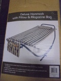 Deluxe Hammock w/ Pillow & Magazine Bag