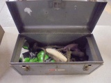 18in Steel Craftsman Tool Box w/ Some Tools