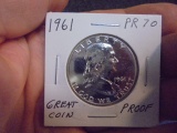 1961 Silver Proof Franklin Half Dollar