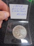1922 P Mint Silver Peace Dollar