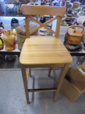 Solid Wood Bar Stool