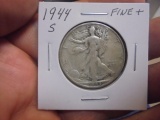 1944 S Mint Silver Walking Liberty Half Dollar