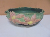 Vintage Roseville USA Pottery Clematis Bowl