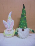 2 Weighted Bottom Plush Gnomes