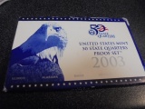 2003 US Mint 50 State Quarters Proof Set